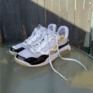 Jordan Sneakers White Black Tan